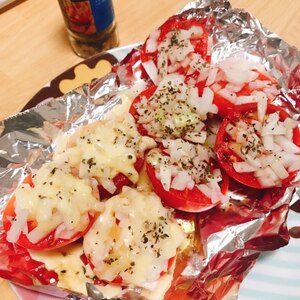 付け合わせ用さっぱり味の焼きトマト